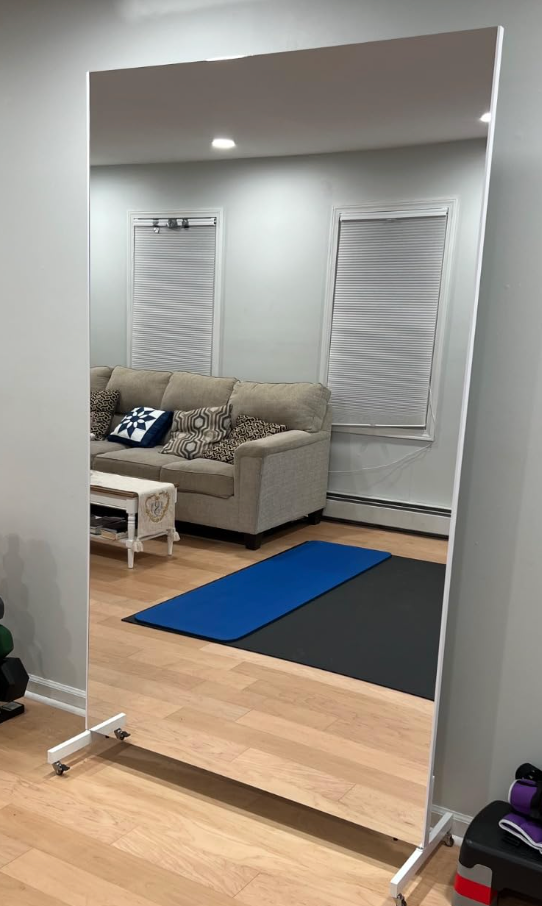 71x39 Inch Home Gym Mirror Glassless Nano Mirror