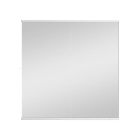 Fitcleer 2-Pack 53×27 Inch Seamless Wall Glassless Mirror
